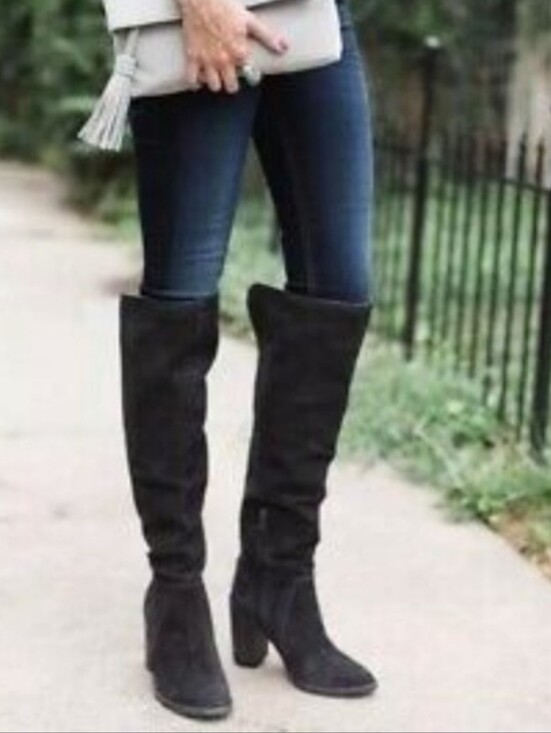 Vince Camuto Shoes - Vince Camuto Melaya Suede Over The Knee Boots Size 8.5
